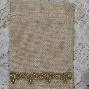 jute gift pouch