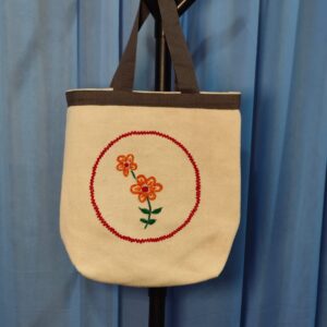 printed cotton tote bag