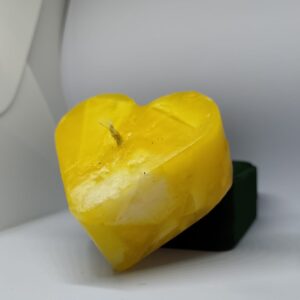 heart shaped candle