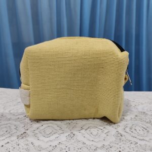 toilet cotton pouches yellow